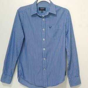 American Eagle casual button down long sleeve shirt size XS